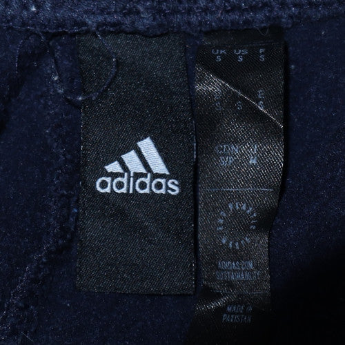 Adidas Men Black Jogger Sweatpants S Elastic Waist Fleece Lined
