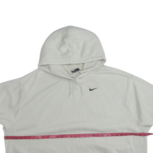 Nike Women Beige Pullover Hoodie 3XL Cotton Blend Casual