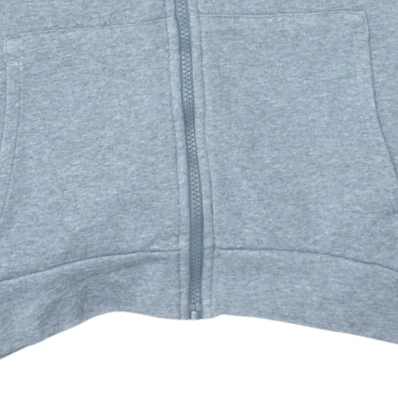 Nike Boys Grey Full Zip Hoodie XL 156-166cm Cotton Blend Fleece
