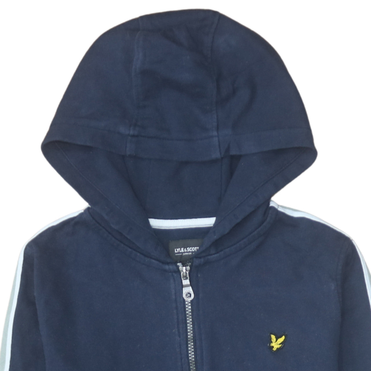Lyle & Scott Boys Blue Full Zip Hoodie 12-13 Years Cotton Blend