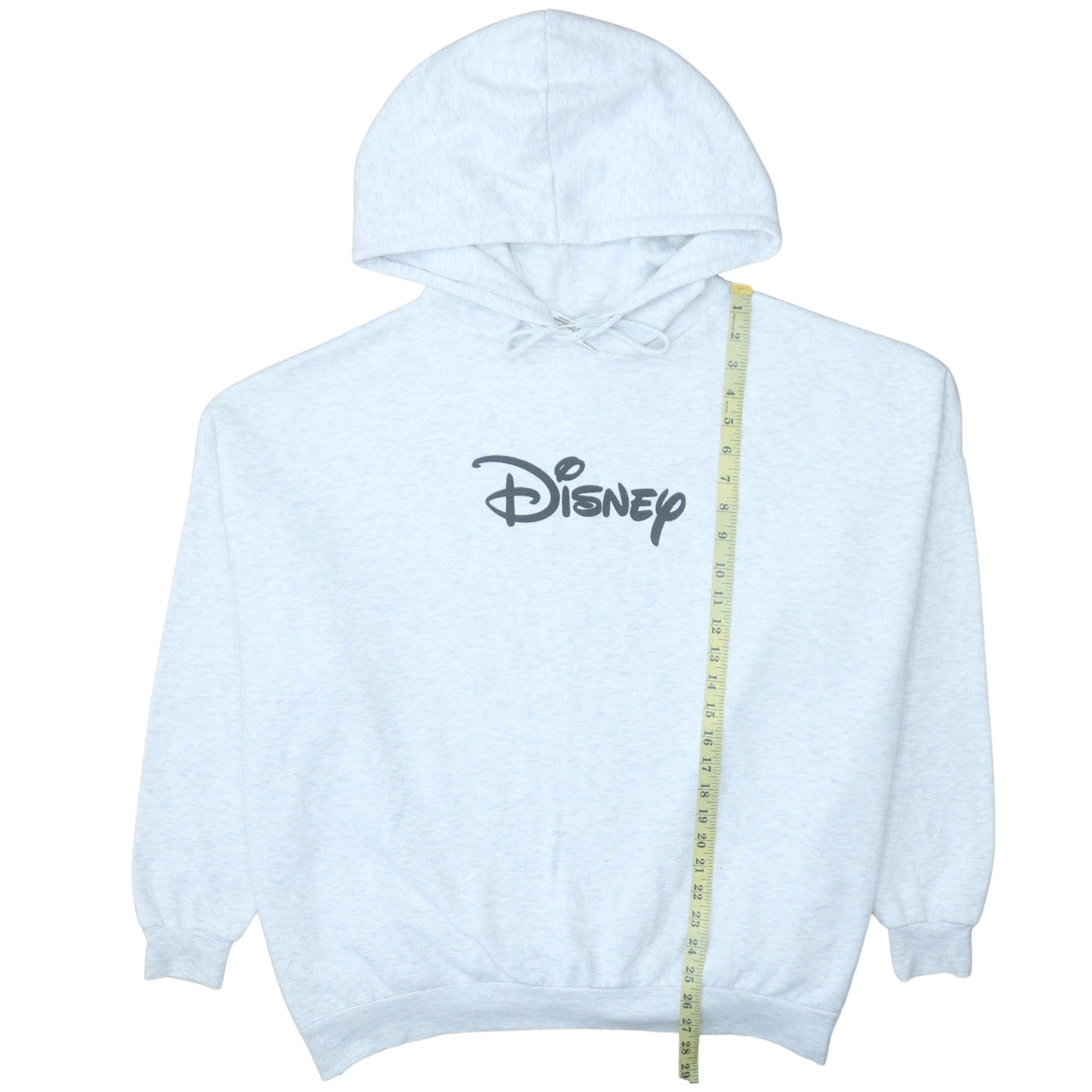 Disney Women's Light Grey 2XL Pullover Hoodie with Logo Print