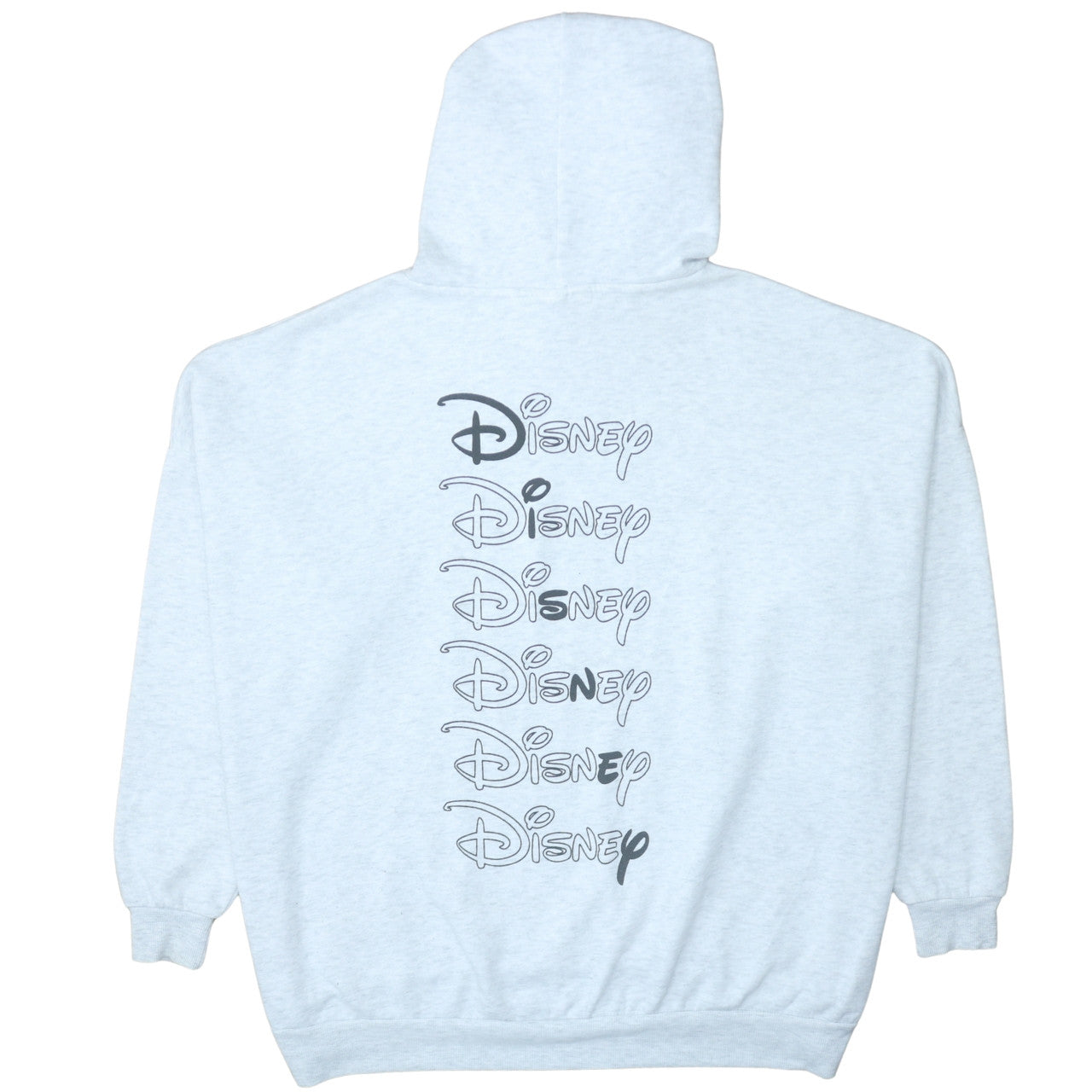 Disney Women's Light Grey 2XL Pullover Hoodie with Logo Print