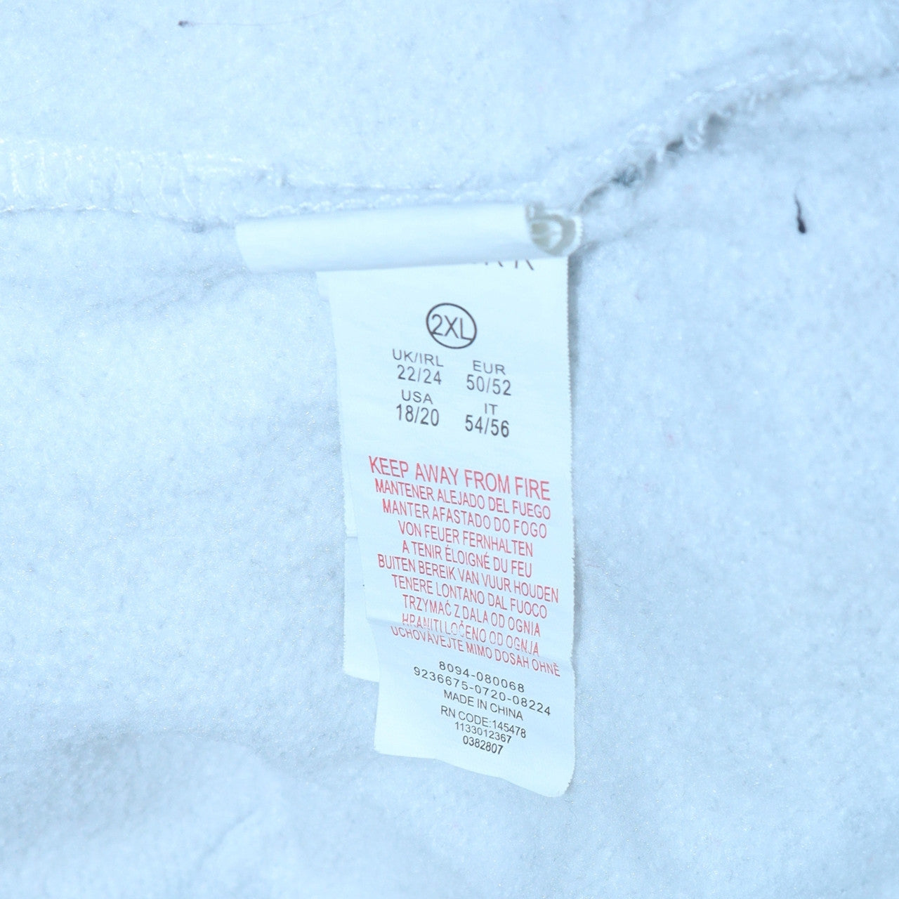 Disney Women's Light Grey 2XL Pullover Hoodie with Logo Print