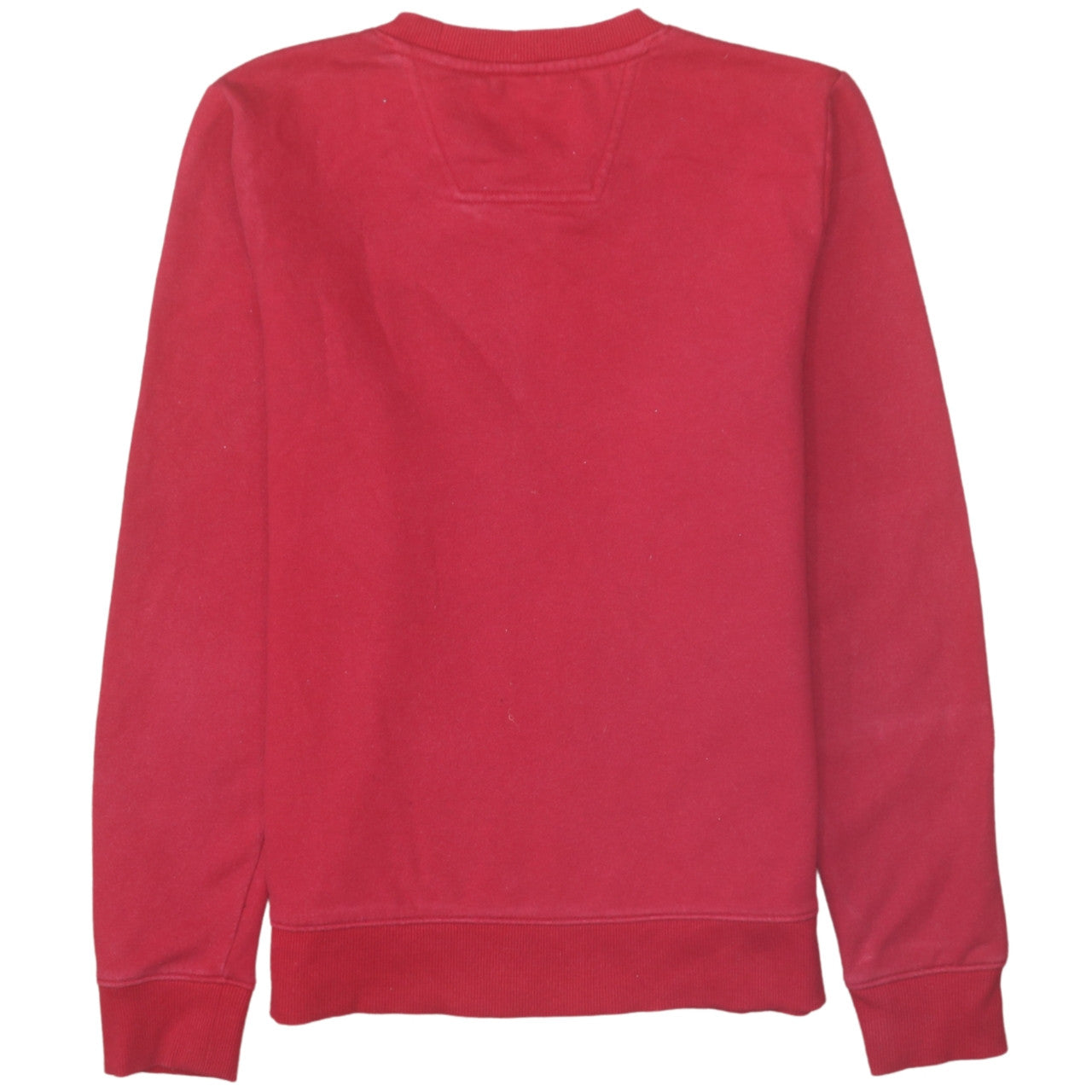 Calvin Klein Jeans Women's Red Cotton Logo Pullover Sweatshirt Size S