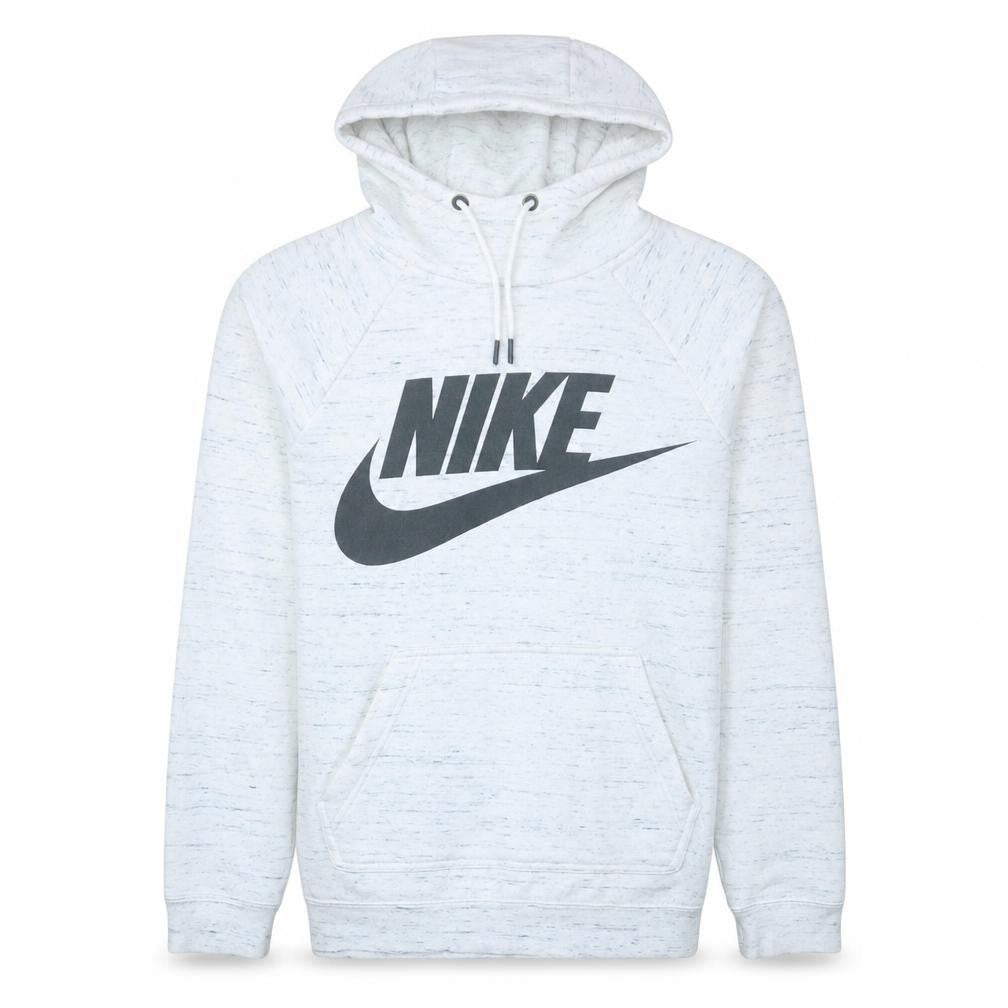 Nike Men's White XS Pullover Hoodie with Logo Graphic Print