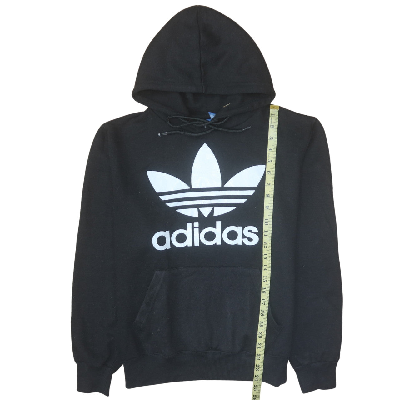 Adidas Mens Black Pullover Hoodie M Graphic Sportswear