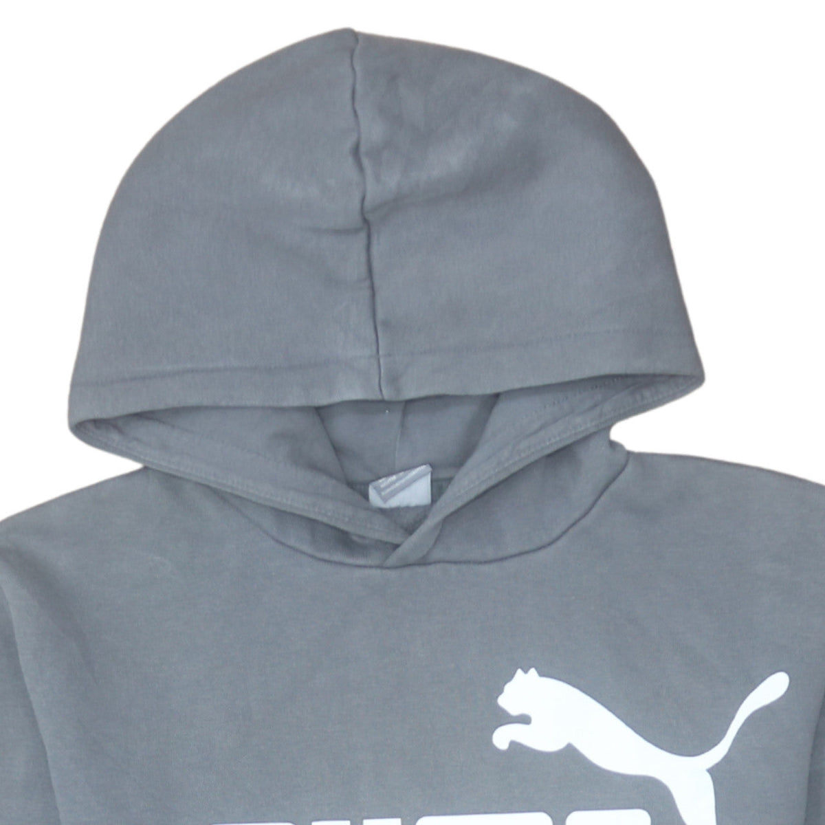 Puma Boys Grey Pullover Hoodie Sweatshirt Size 15-16 Years Regular Fit