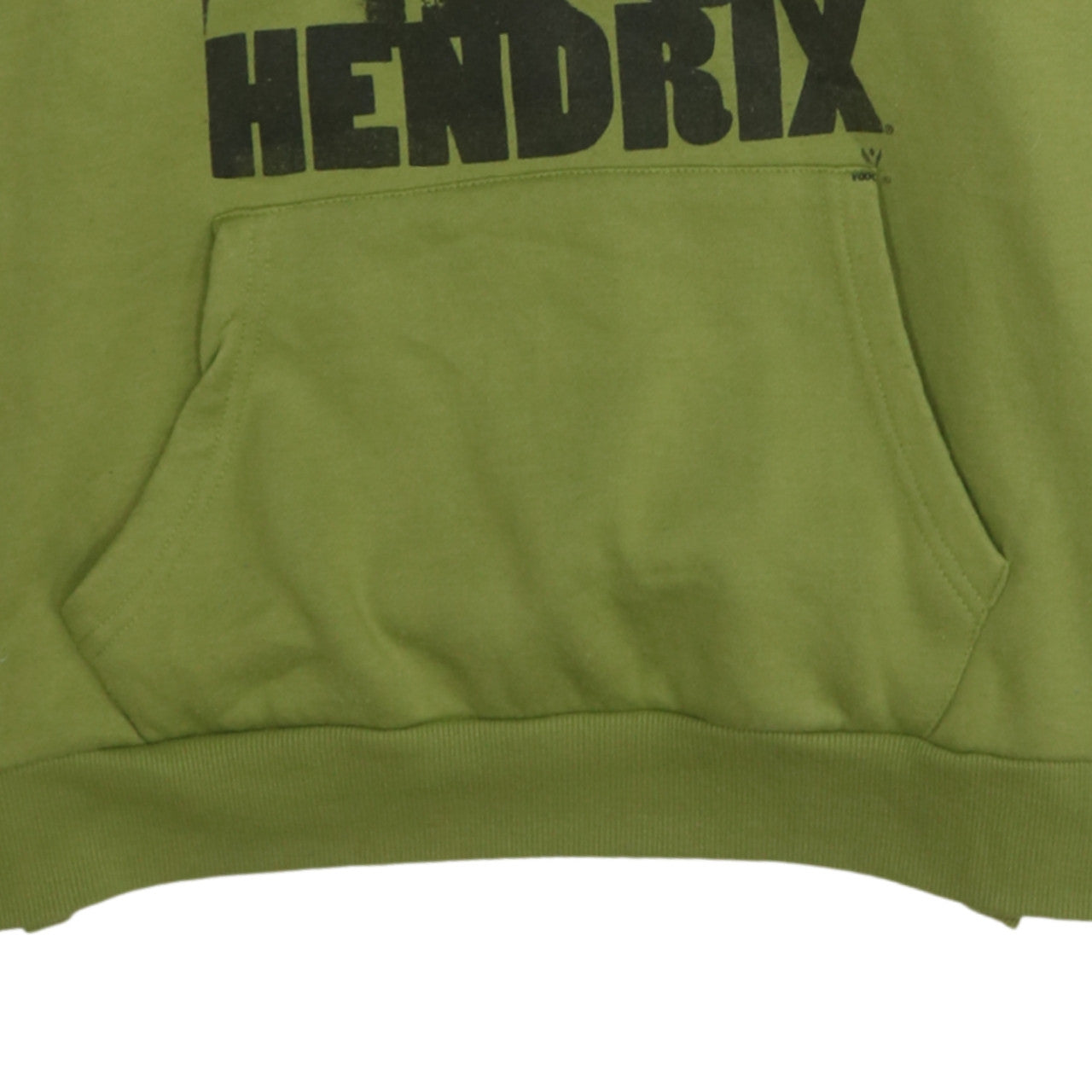 Authentic Hendrix Men's Green Pullover Hoodie L Music Graphic