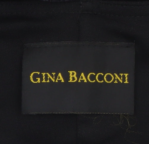 Gina Bacconi Women's Black Velvet Mermaid Dress Size 12