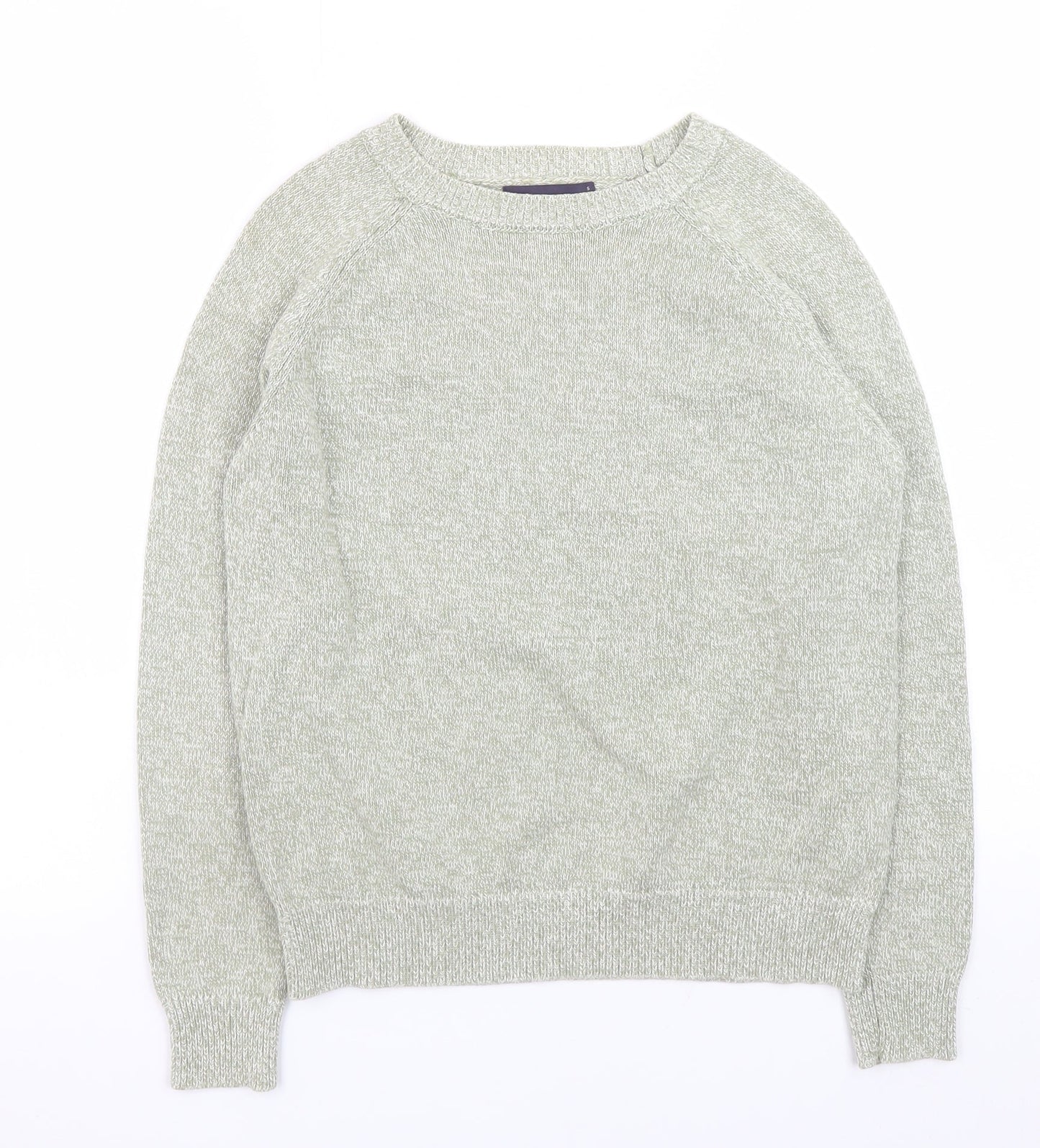 Marks and Spencer Men's Grey Cotton Pullover Jumper Size S