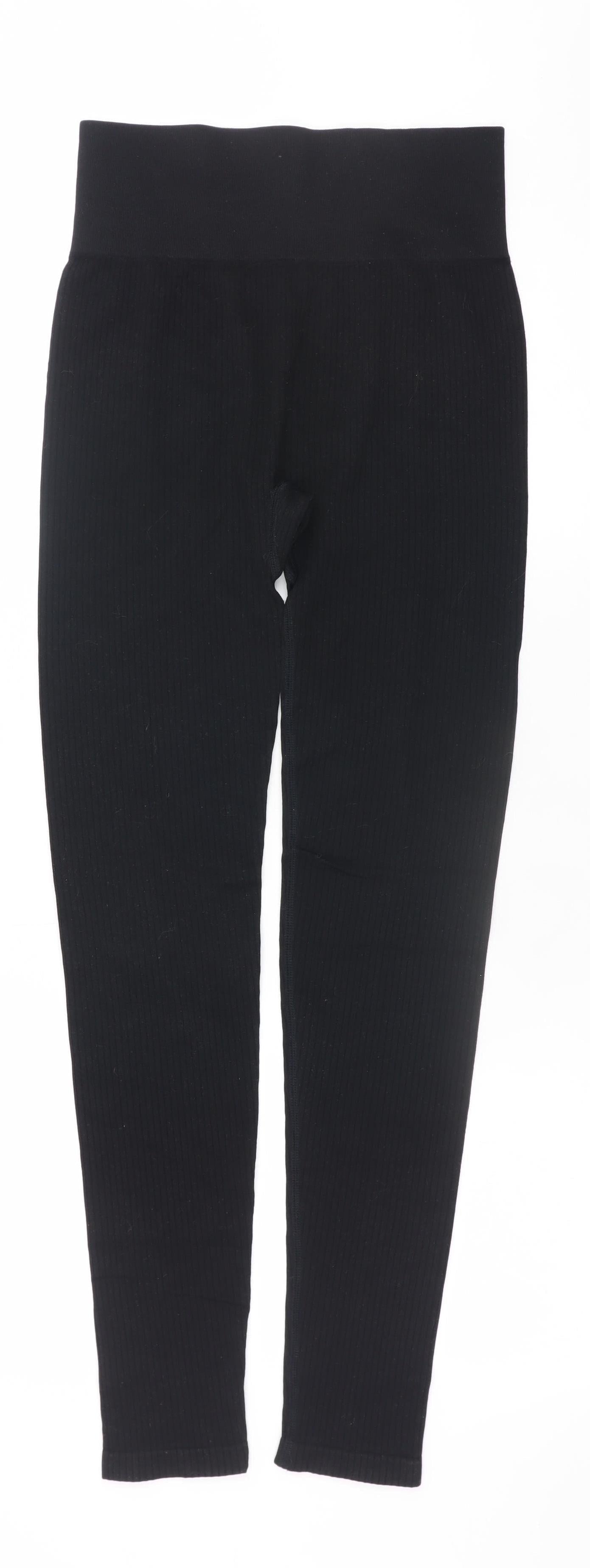 ASOS 4505 Women's Black High Rise Seamless Leggings Size M