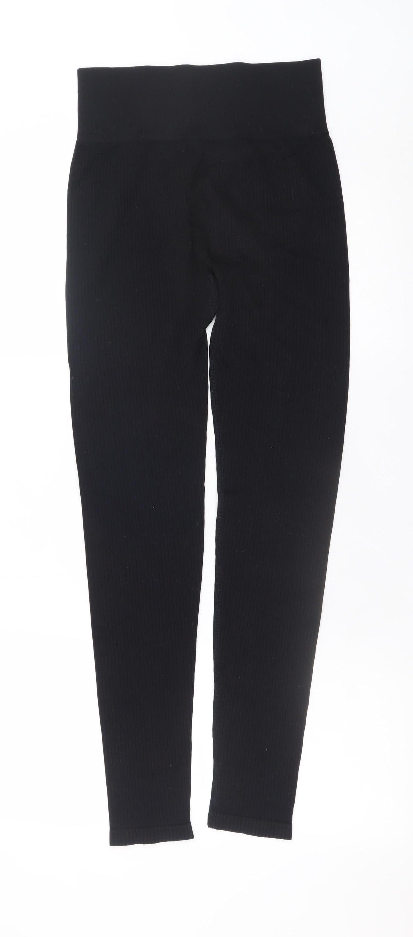 ASOS 4505 Women's Black High Rise Seamless Leggings Size M