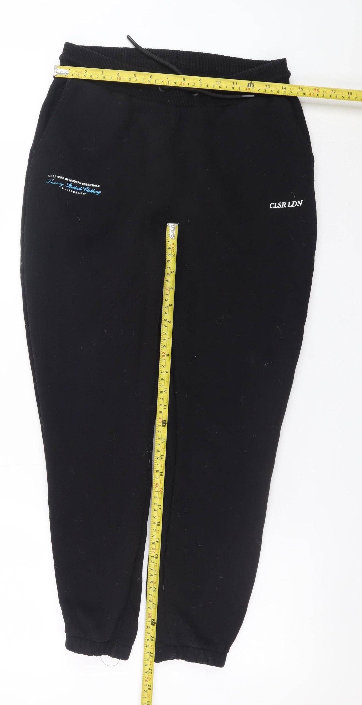 Closure LDN Men's Black Jogger Sweatpants Size S Casual Tapered