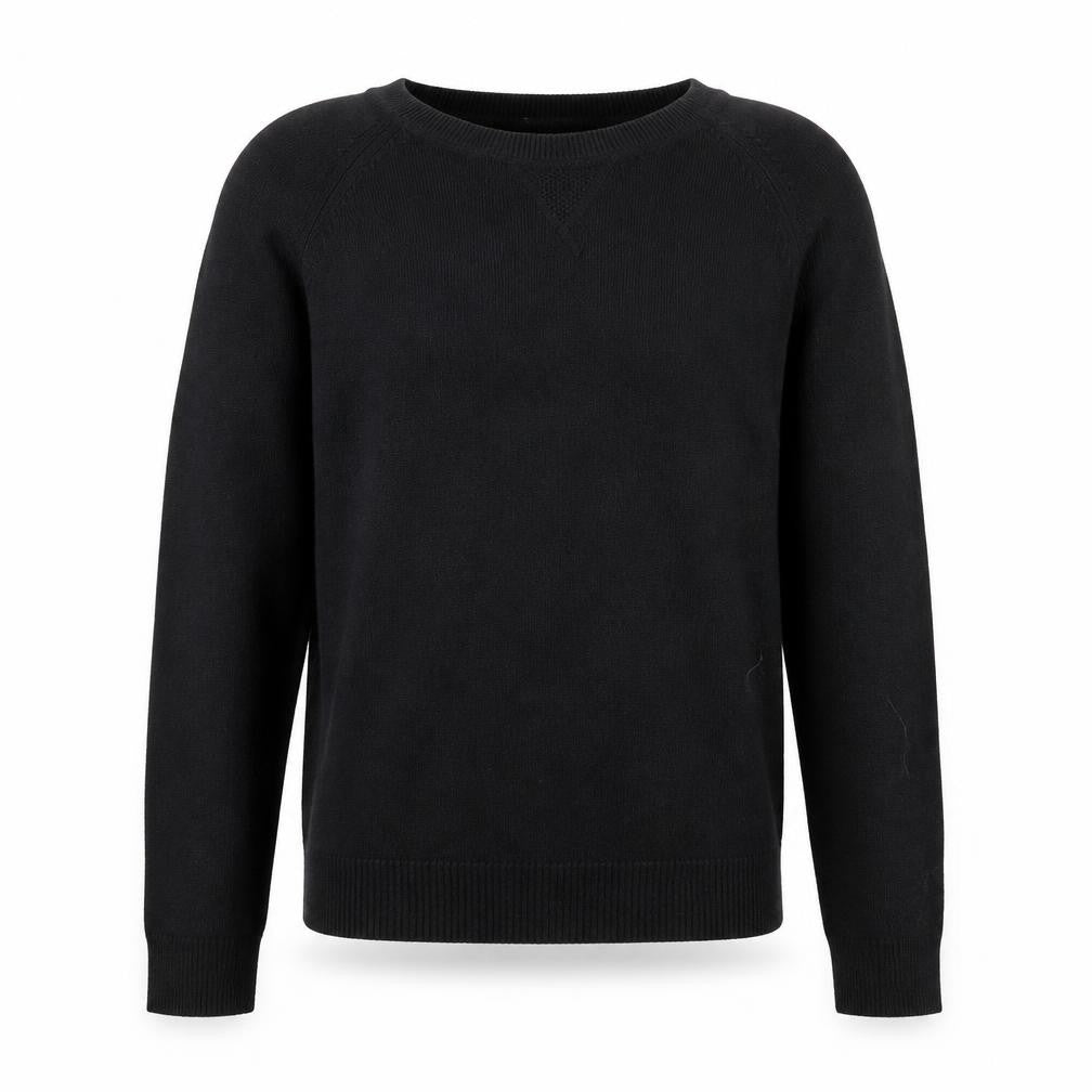 Gap Men's Black Cotton Knit Crew Neck Pullover Jumper Size M
