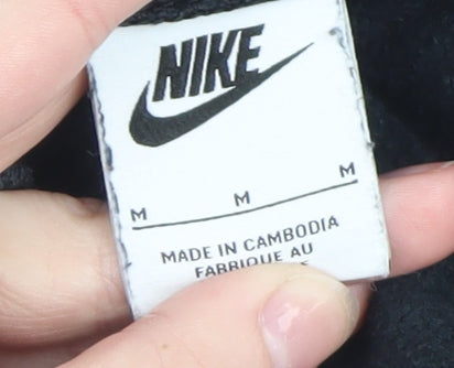 Nike Men's Black Jogger Trousers M Regular Fit Fleece