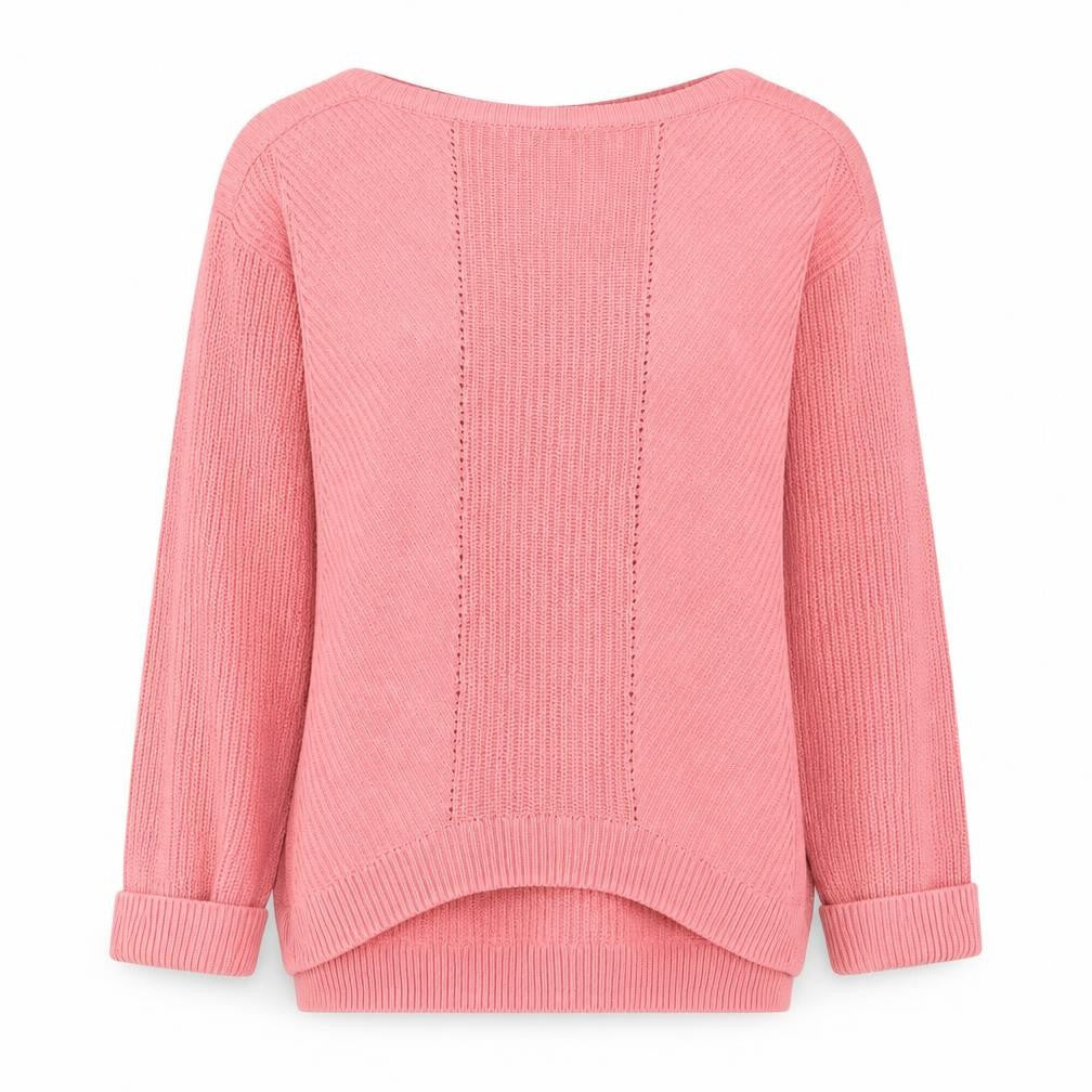 Marks & Spencer Women’s Pink Cotton Knit Jumper Medium