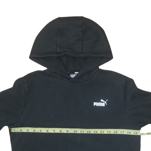 Puma Boys Black XL Hoodie Pullover Fleece Lined Casual Sweatshirt