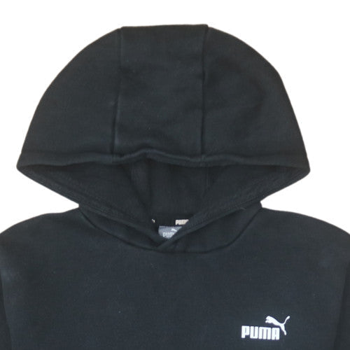 Puma Boys Black XL Hoodie Pullover Fleece Lined Casual Sweatshirt