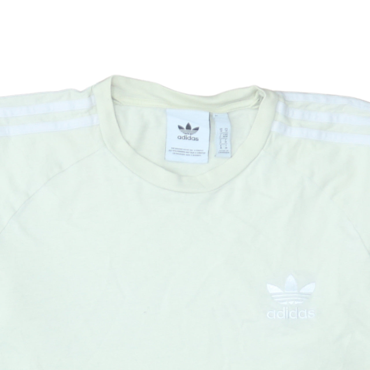 Adidas Men's White Short Sleeve Crew Neck Sports T-Shirt M