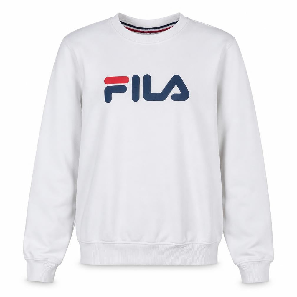 Fila Womens White XS Crew Neck Pullover Sweatshirt