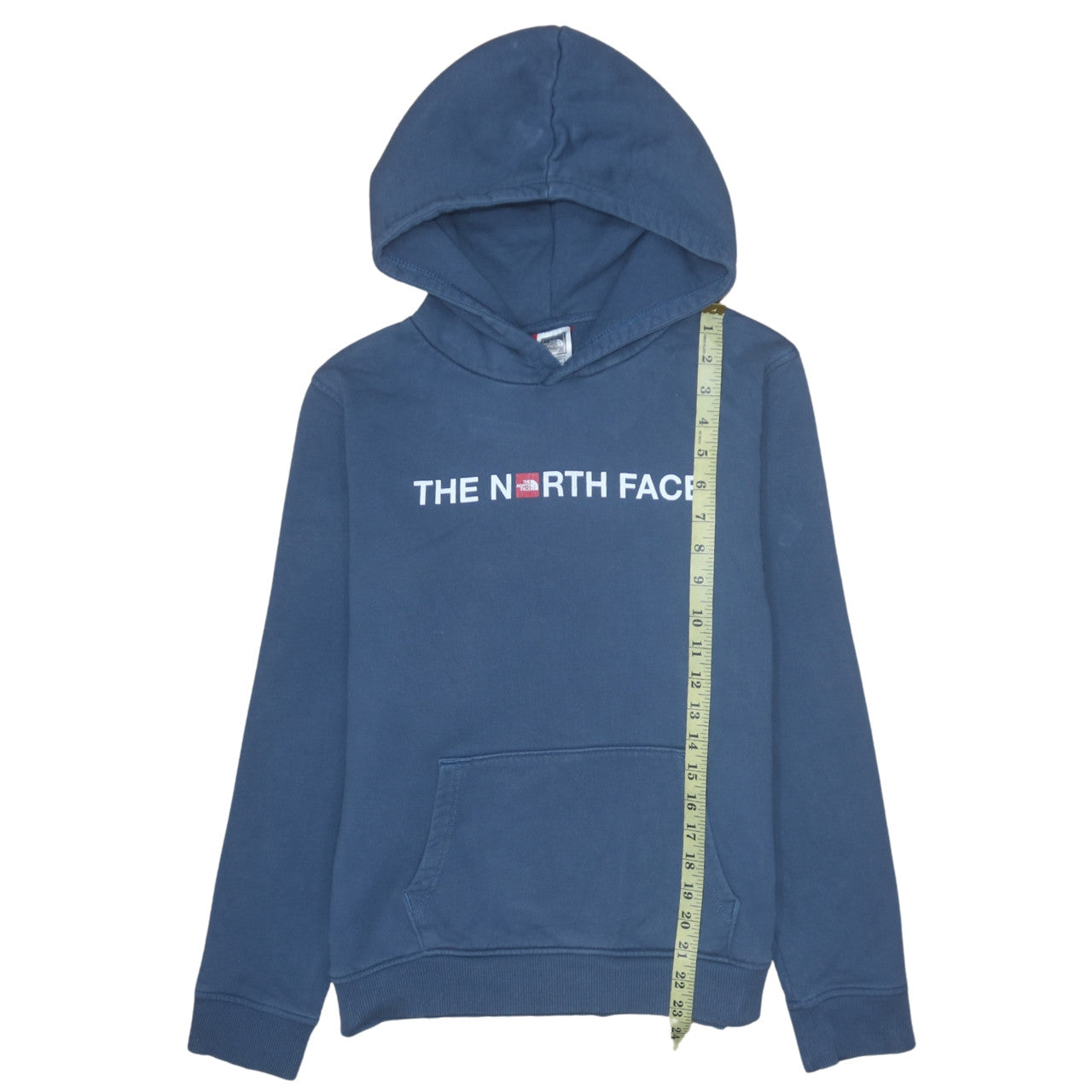 The North Face Boys Blue Pullover Hoodie XL Cotton Fleece Sweatshirt