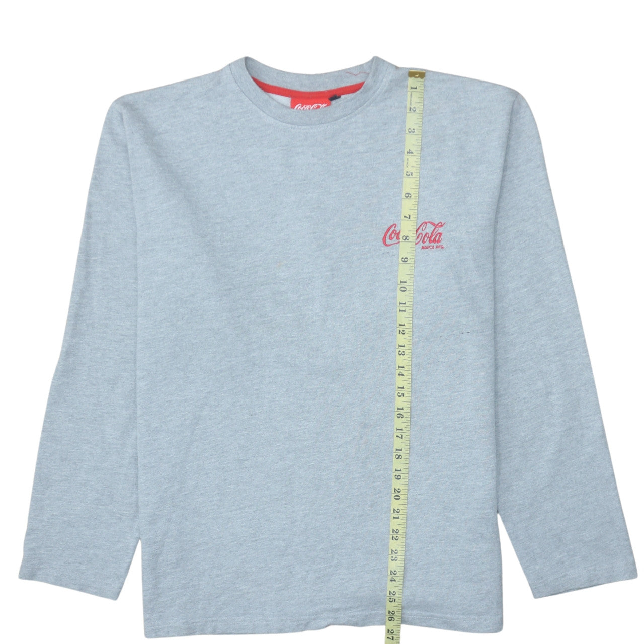 Coca-Cola Women’s Grey Crew Neck Long Sleeve Pullover Sweatshirt XL