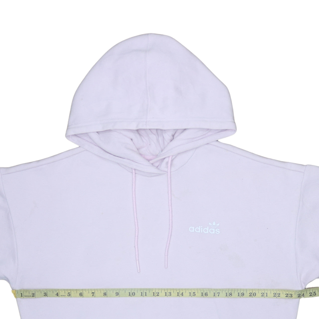 Adidas Women Pink Pullover Hoodie Size 12 Logo Casual Sweatshirt