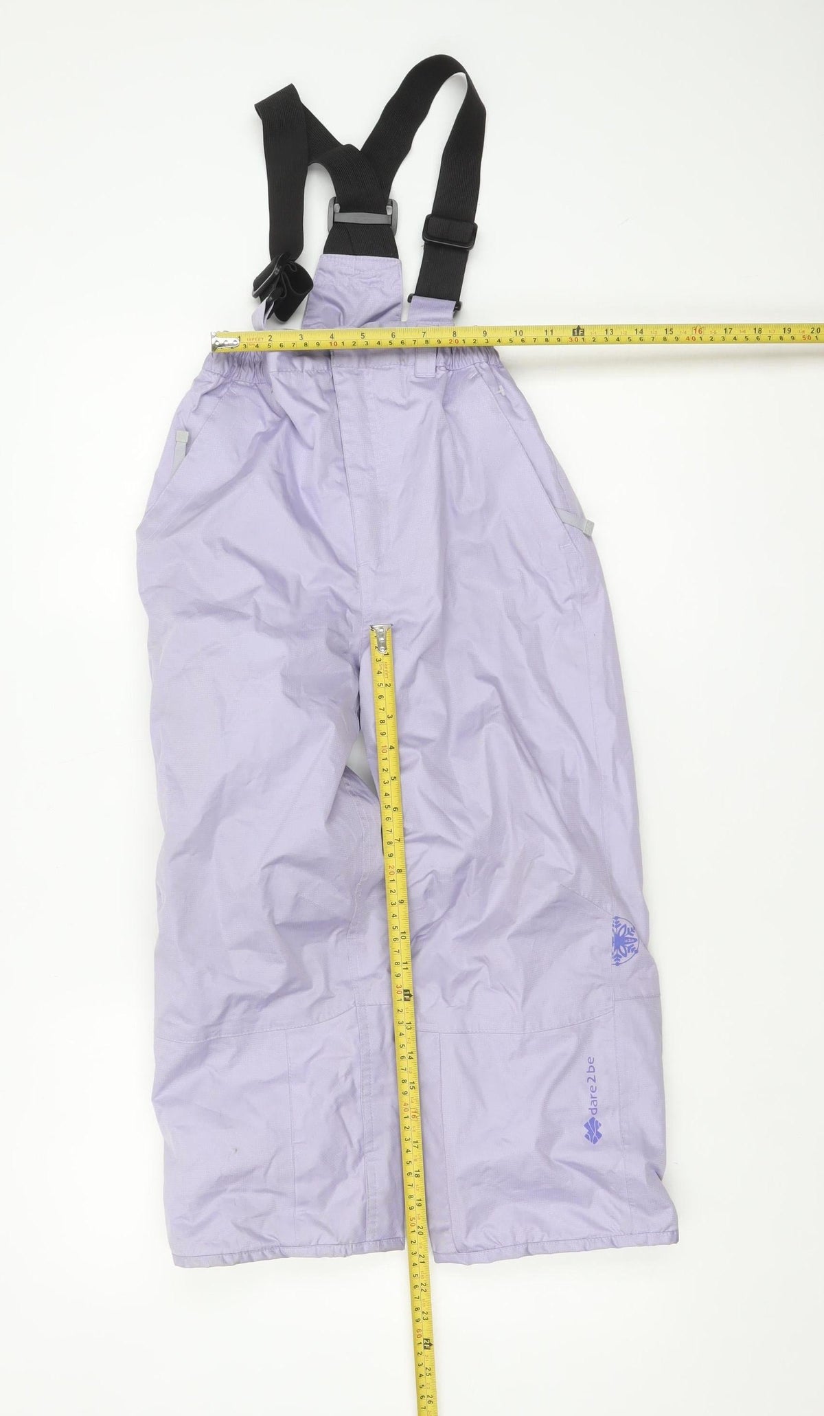 Dare 2b Girls Purple Snow Pants 7-8 Years Waterproof Windproof Ski Trousers