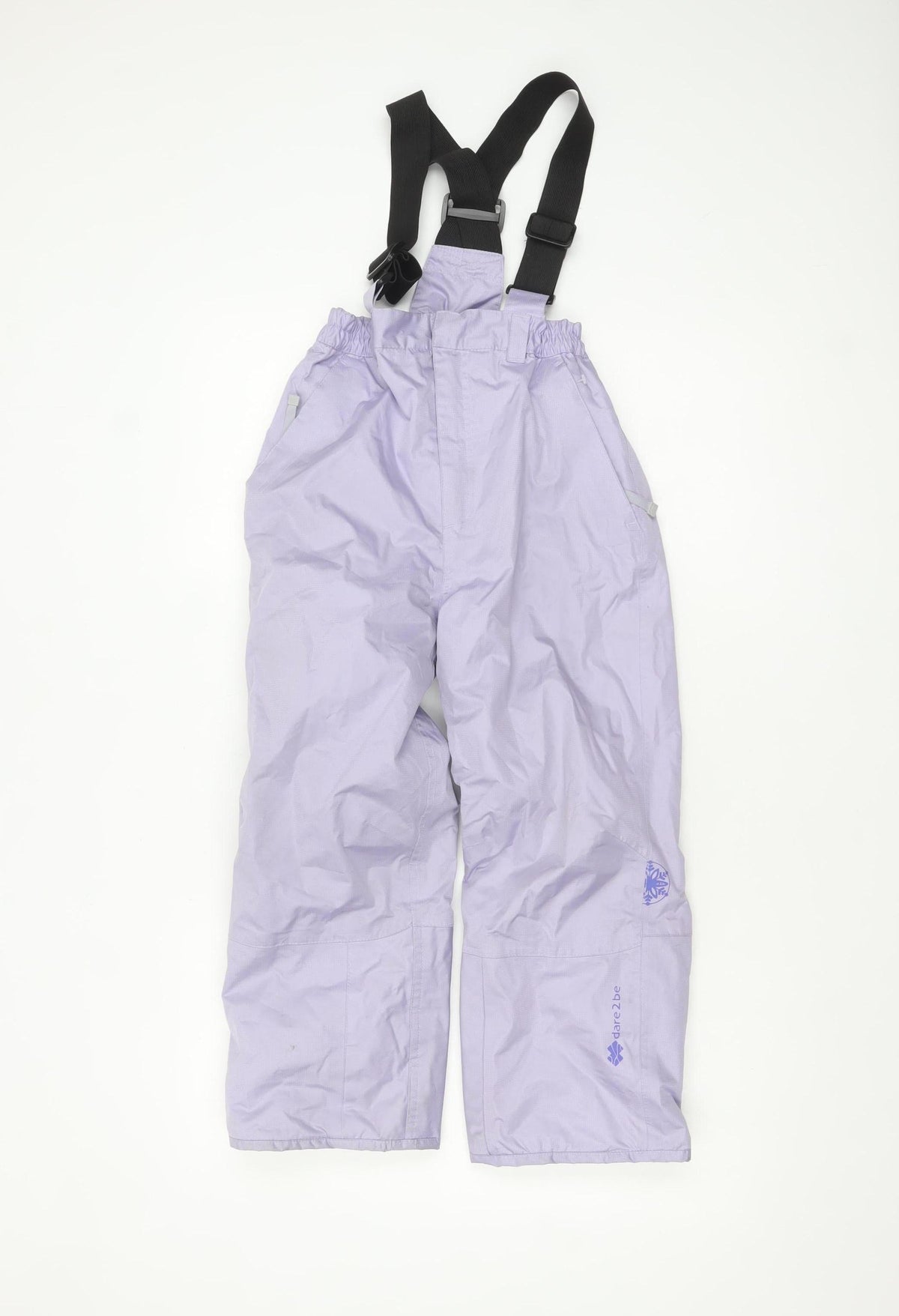 Dare 2b Girls Purple Snow Pants 7-8 Years Waterproof Windproof Ski Trousers