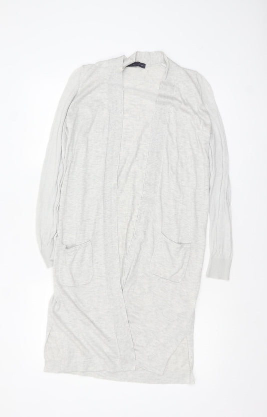 Marks and Spencer Women’s Grey Longline Knit Cardigan Size 10