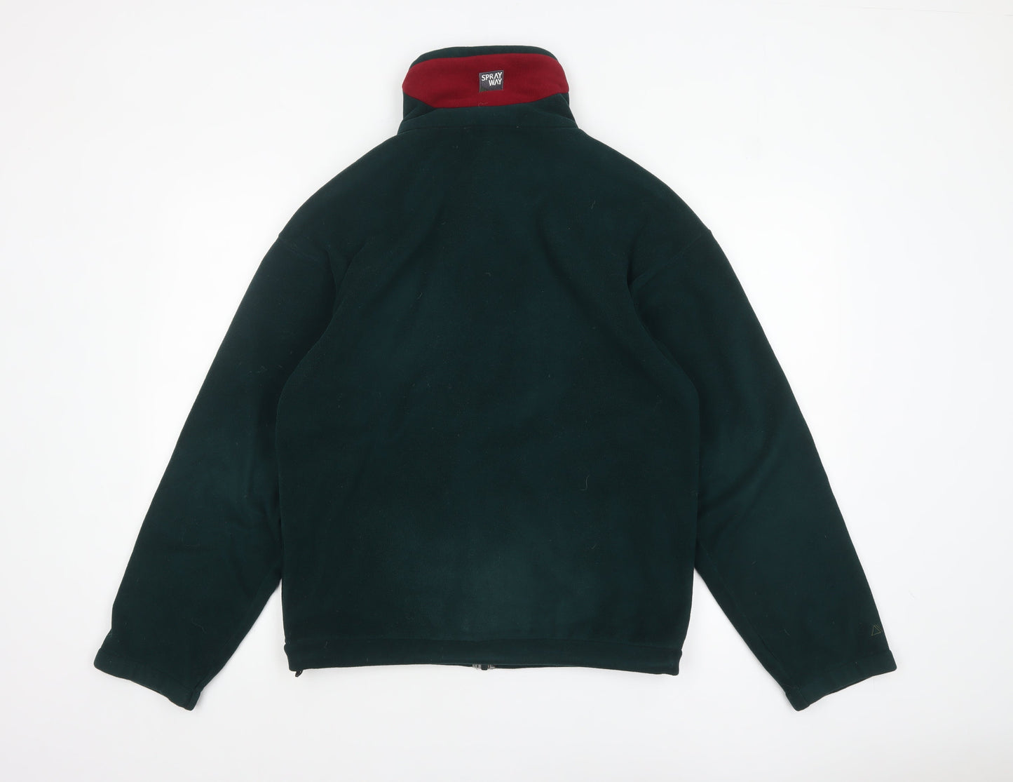 Sprayway Men's Green Fleece Full Zip Outdoor Jacket Size S