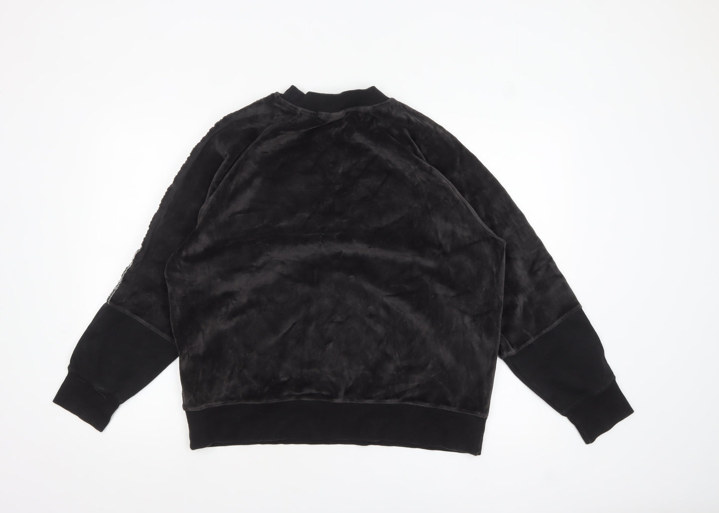 Champion Women’s Black XL Pullover Sweatshirt with Logo Tape Detail