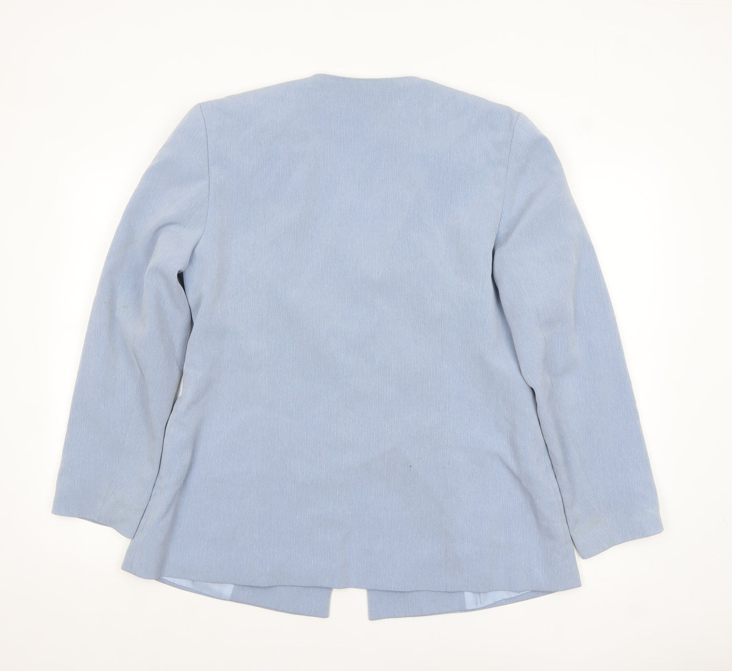 Shubette London Women's Blue Long Sleeve Single-Breasted Blazer Size 18