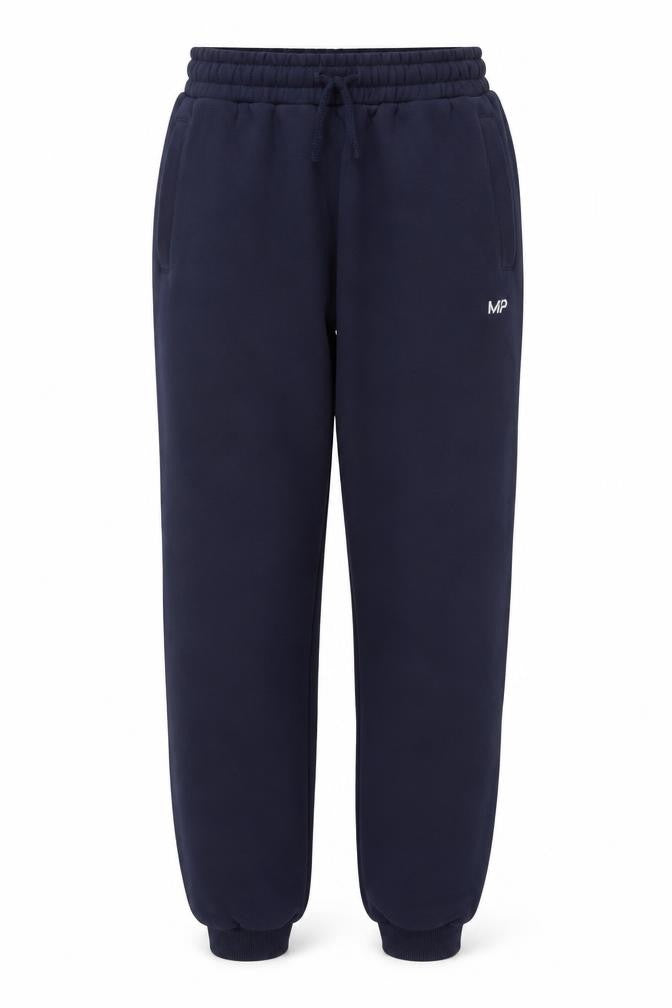MP Women's Blue Fleece Sweatpants Small Elastic Waist Cuffed Fit