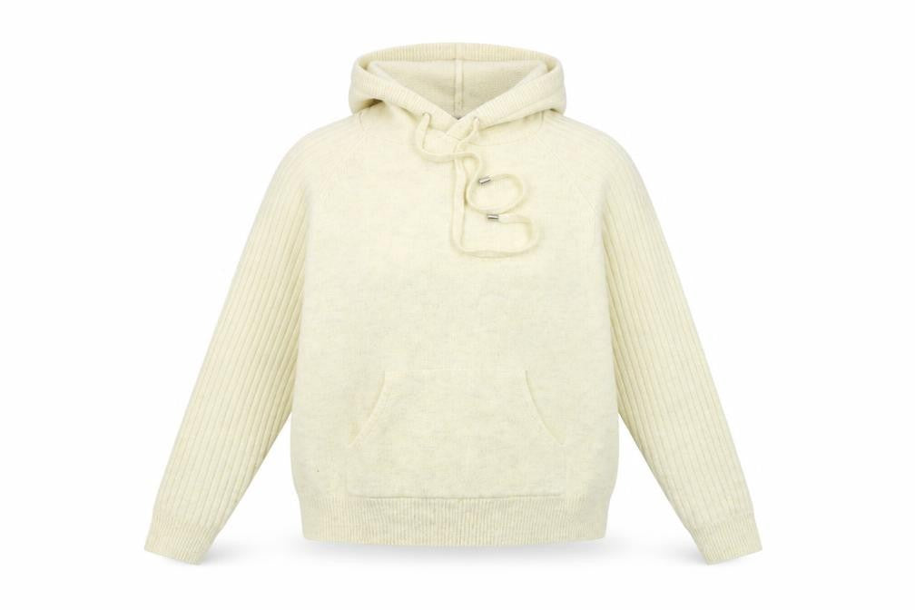 Marks & Spencer Women’s Beige Hooded Knit Jumper Size M