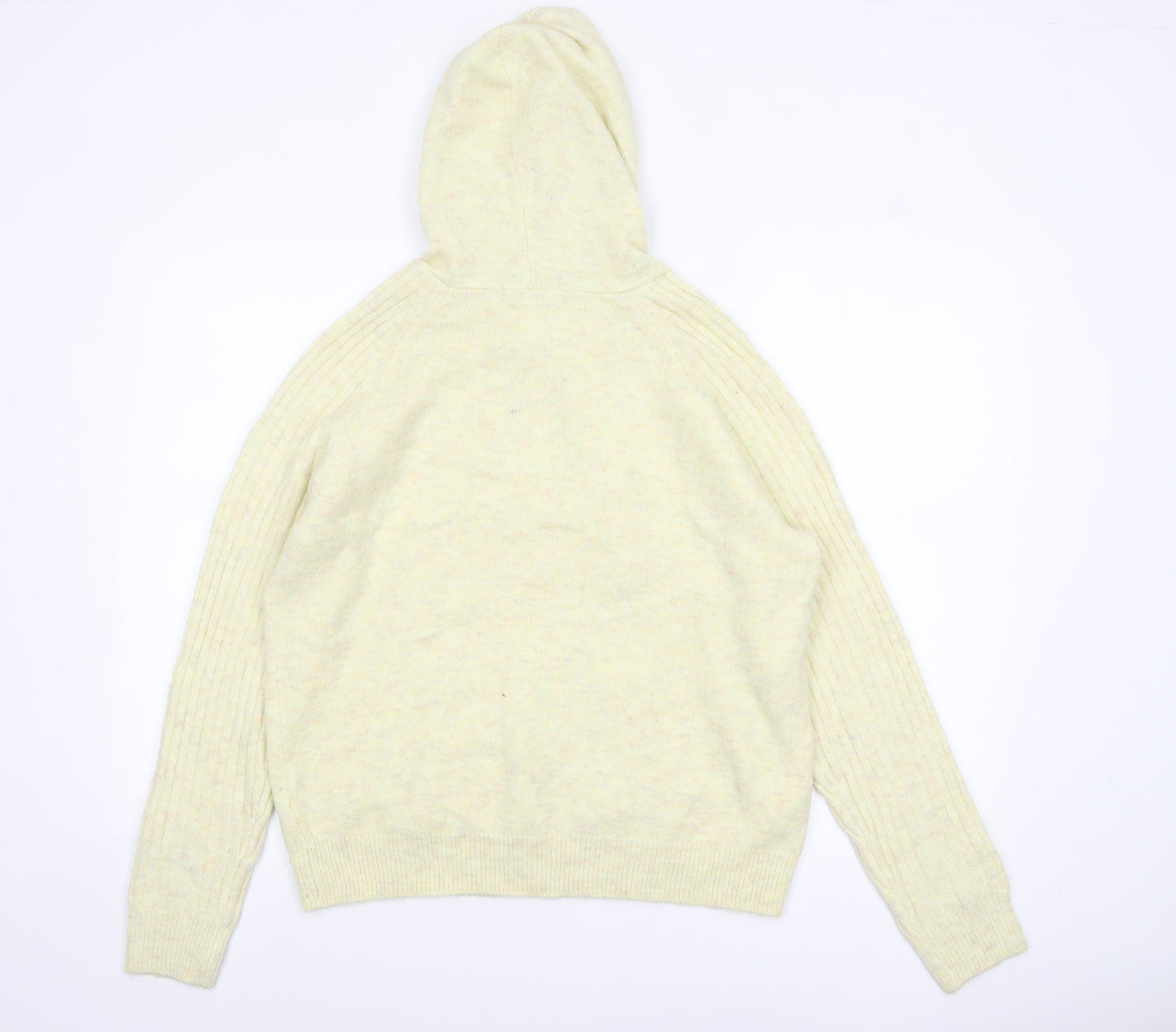 Marks and Spencer Women’s Beige Hooded Knit Jumper Size M