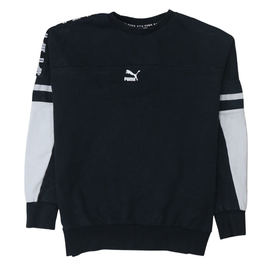 Puma Men's Black L Crew Neck Pullover Sweatshirt