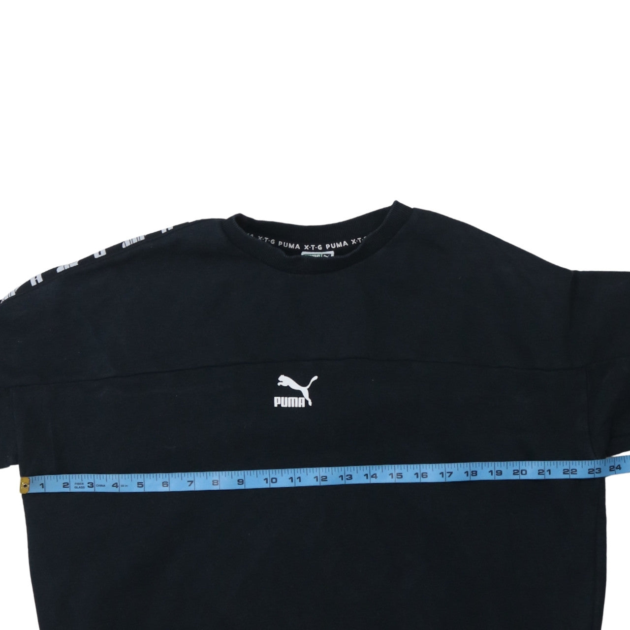 Puma Men's Black L Crew Neck Pullover Sweatshirt