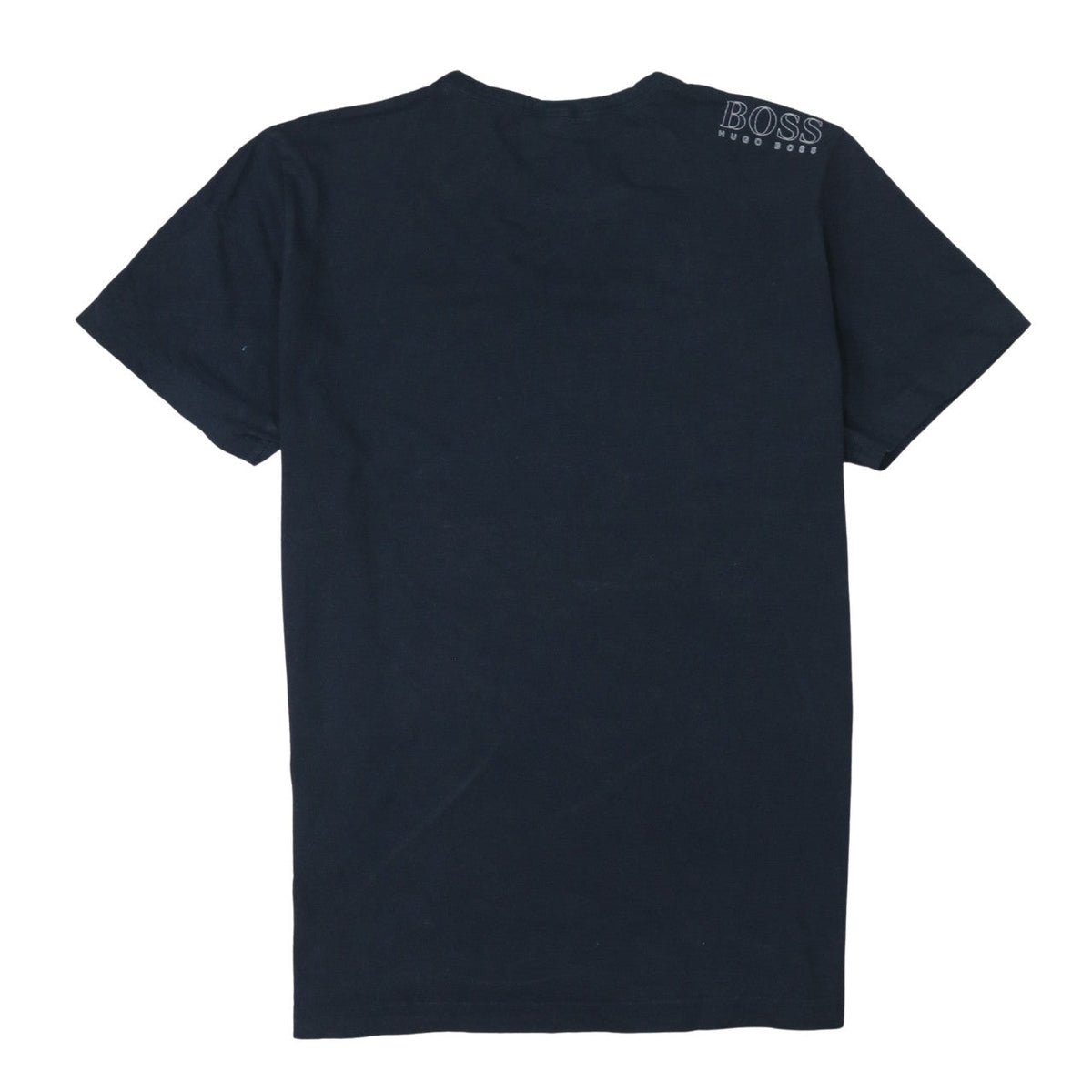 Hugo Boss Men Blue XL Regular Fit Cotton Crew Neck T-Shirt