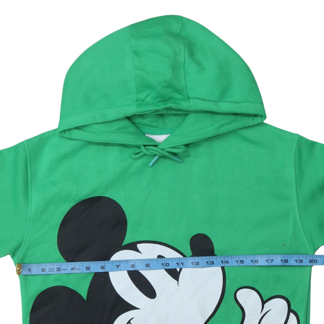 Disney Womens Green Mickey Mouse Pullover Hoodie XS