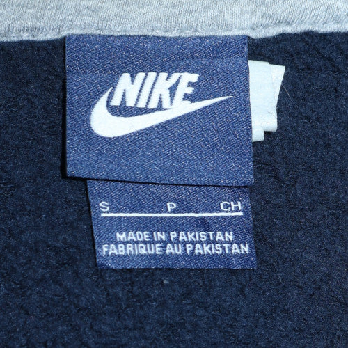 Nike Men's Black S Full Zip Hoodie Sweatshirt Logo Fleece