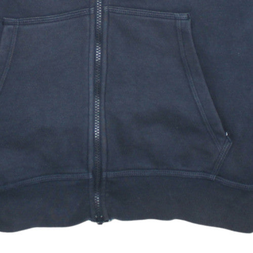 Nike Men's Black S Full Zip Hoodie Sweatshirt Logo Fleece