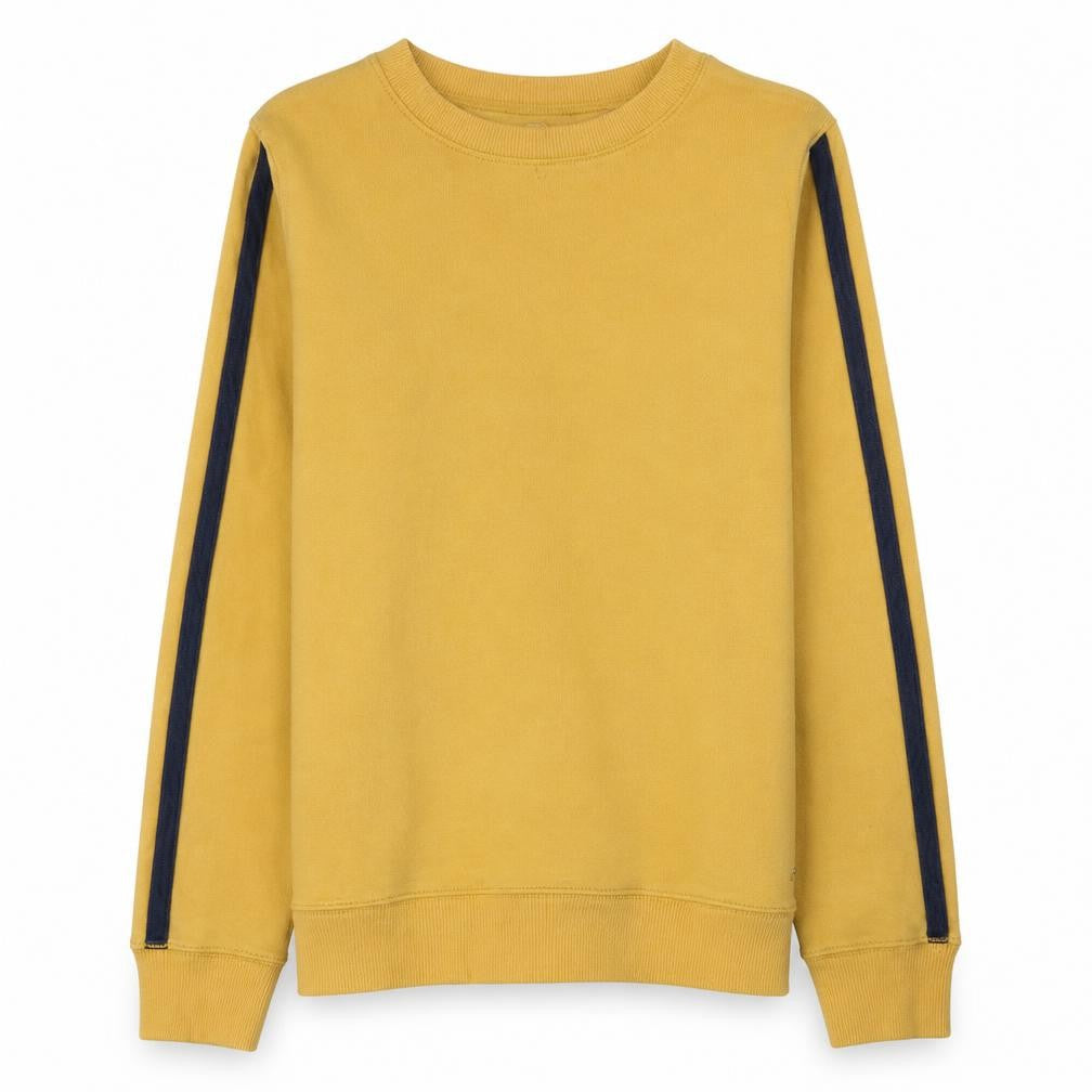 Hollister Men's Yellow Crew Neck Pullover Sweatshirt XS