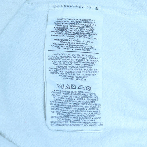 Nike Men's White Pullover Crew Neck Air Logo Sweatshirt Size S