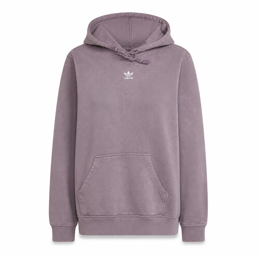 Adidas Womens Purple Hoodie Size 10 Pullover Cotton Blend Casual