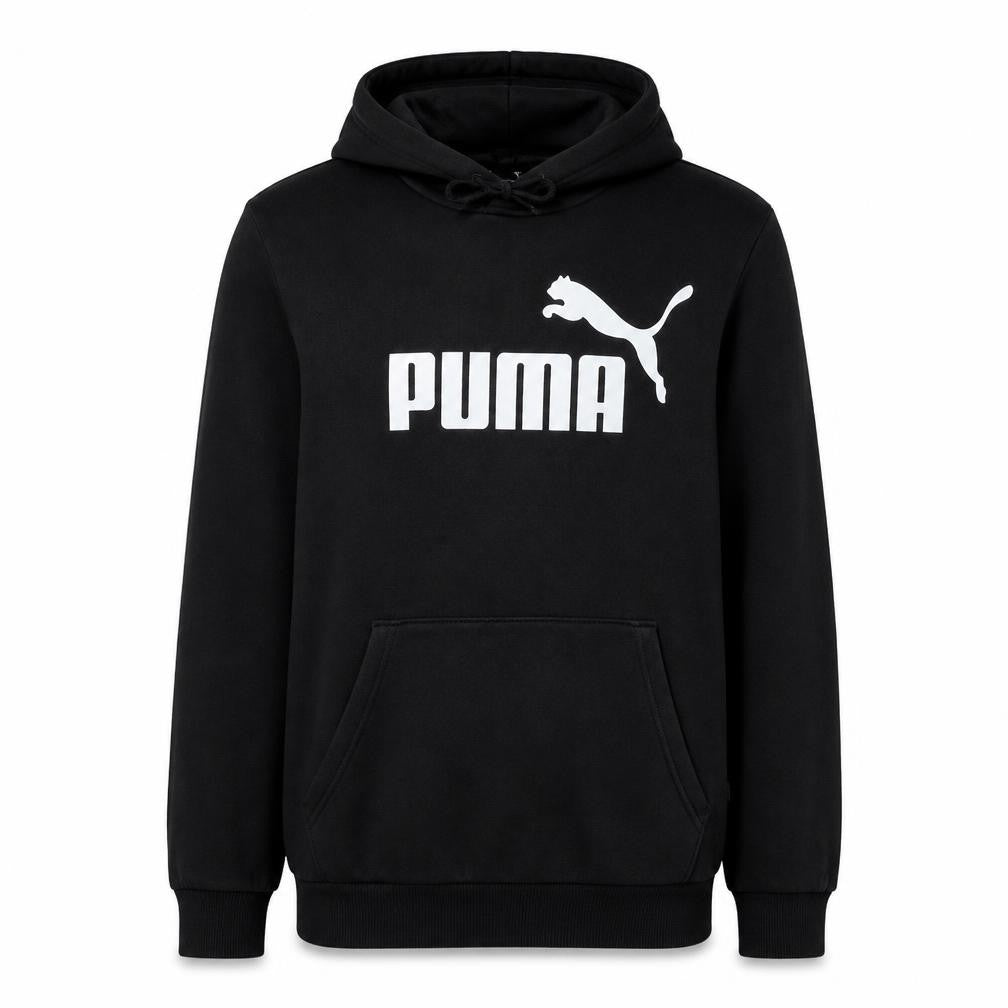 Puma Men's Black Small Pullover Hoodie Fleece Sweatshirt