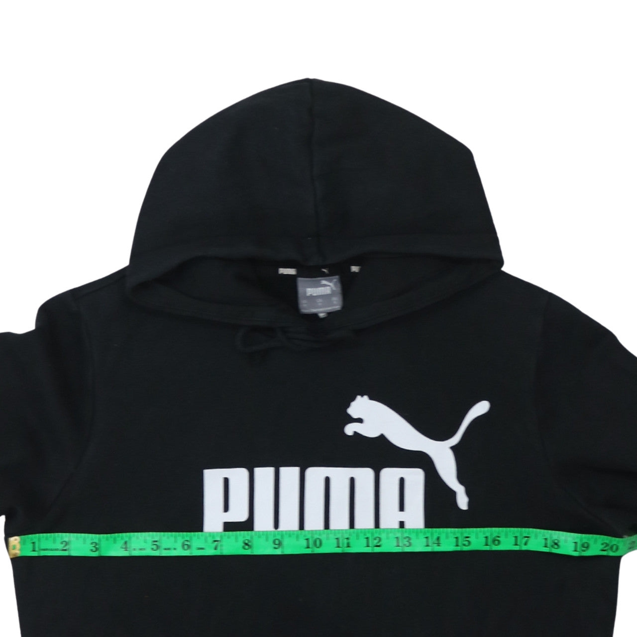 Puma Men's Black Small Pullover Hoodie Fleece Sweatshirt