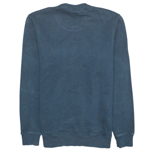 Dickies Mens Blue Crew Neck Pullover Sweatshirt Small