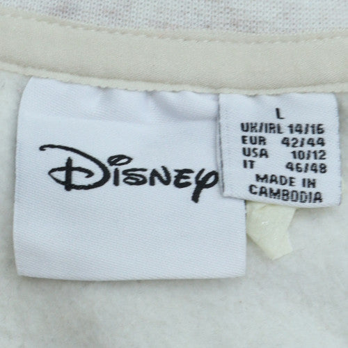 Disney Women’s Grey Winnie the Pooh Pullover Sweatshirt Size L 14/16