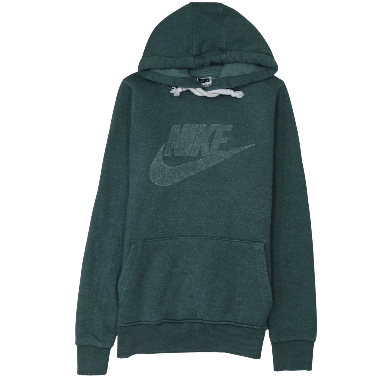 Nike Men’s Green Pullover Hoodie M Graphic Cotton Fleece Sportswear